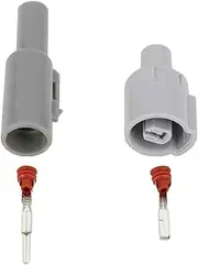 Xiaojiang Store 1 Pin 2.2mm Series Machine Oil Sensor Plug Car Waterproof Connector with Terminal DJ7011Y-2.2-11/21 Plastic Connector (Size : 10 Sets)