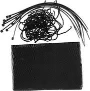 SECFOU 1 Set Safety Net for Balcony and Stair Railing Tear Resistant Mesh Guard for Pet Protection Easy Installation with Cords and Snaps for Stairs and Fences Random Color