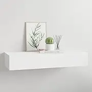 Wall-Mounted Drawer Shelf White 60x23.5x10 cm MDF,Wall Shelves & Ledges-330255