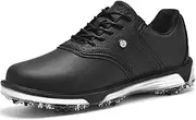 [DARIBOM] Mens Golf Shoes Traditions Fixed Nailless Sole Waterproof Spikeless Size 7.5-14