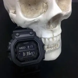 CASIO 卡西歐 G-SHOCK 經典軍事風情侶手錶 對錶(GX-56BB-1+DW-5600MS-1)