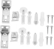 COHEALI Stainless Steel Bifold Door Hardware Sliding Pocket Door Guides Hardware Kit