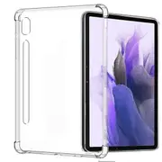 For Samsung Galaxy Tab S7 FE SM- T730 /T733 12.4 inch Shockproof Tough Air Cushion Gel Clear Transparent Heavy Duty Case Cover