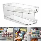 Kitchen Organizer Beverage Soda Coke Can Dispenser Storage Rack Refrigerator NEW