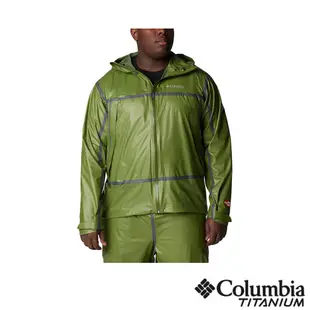 Columbia哥倫比亞 男款-鈦OutDry防水連帽外套-綠色 UWE29390GR
