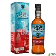Loch Lomond Steam & Fire Double Distilled and Heavily Charred Single Malt 700mL