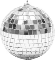 Disco Ball Decor - Reflective Mirror Ball | Adorable Disco Decor Sphere Pendant Silver Appearance Decoration Supplies for Barrs Clubs and Stage Performances