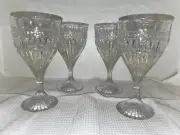 Mikasa TITAN Iced Tea Glass, Stemmed Goblet, Lead Crystal Stemware Brand New (4)