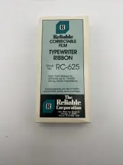 Reliable Correctable Film Typewriter Ribbon RC-625 NIB