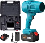 Cordless Leaf Blower | Handheld Air Duster,Portable Leaf Blower Air Duster for Garden Yard Driveway Outdoor Lawn Car Grass Home Snow Camping, Battery & Charger Included