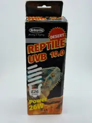 MrReptile DESERT LAMP for REPTILE VIVARIUM TERRARIUM 26W 10.0 UVB