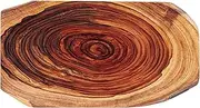 Orana Cross-Cut Medium 50x27cm 3-Directional Cut Design Single-Piece Australian Hand Made Camphor Laurel Wood Chopping Cutting Board (Cross Cut M)