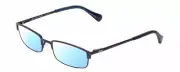 Lucky Brand Break Time Women Blue Light Glasses in Navy Blue Brown Tortoise 48mm