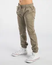 [Skylark] Skylark Boys' Duplicity Jogger Pants in Putty Cream Size 12 12 Putty Cream
