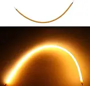 Warm Edison Bulb LED Filament Lamp Parts Flexible Filament 130mm 300mm Edison Bulb 3v Cob LED Filament LED Bead Diodes Light Led Filament (300mm-warm Light) 3D Printing Filament Accessories