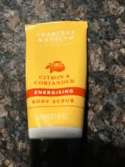 NEW Crabtree & Evelyn Citron & Coriander Body Scrub 1.8oz