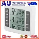 LCD Wireless Fridge Thermometer with Indoor/Outdoor Temp Alarms
