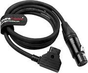 Alvin’s Cables D-tap to XLR 3 Pin Female Power Cable for SmallRig RC 120B, for NEEWER FS150 FS150B FS230 FS230B LED Video Light, 1M/39.4inches