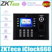 ZKTeco iclock660 ID/IC/WiFi/ADMS Fingerprint Time Attendance Access Control