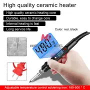 80W Soldering Iron Kit Electronics Welding Wire Tool Adjustable Temperature