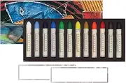 Sennelier Oil Pastels 12 Colours Standard Selection + 2 Cards