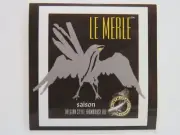 Beer STICKER ~*~ NORTH COAST Brewing La Merle Saison Bier ~ Ft Bragg, CALIFORNIA
