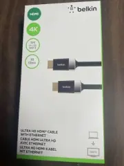 Genuine Belkin High-Speed HDMI Cable with Ethernet 16 Ft 5M 4K HDMI New in Box