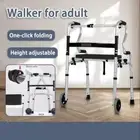 Adjustable Lightweight Folding Standard Medical Walker Walking Frame Height Aid