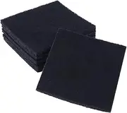 Beavorty 6 Pack Square Shape Cat Litter Box Filters Charcoal Odor Control Replacement Pads for Cat Litter Boxes 6.5x6 Inches 10mm Thick Trimable for Dome and Cat Litter Boxes