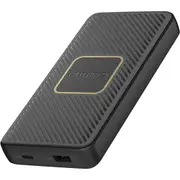OtterBox Fast Charge Wireless Power Bank 10K mAh - Black (78-80639), Dual Ports (USB-C 18W USB-A 18W), 10W QI Wireless, Sleek, 2 Years Warranty 78-80639