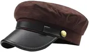 [Generic] 2025 Classic Newsboy Cap Unisex Vintage Captain Sailor Hat Wide Brim Flat Top Berets Fashion Fiddler Cap Cabbie Hat