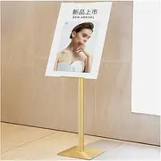 Floor Sign Holder Poster Board Stand, Heavy Duty Floor Banner Stand, Adjustable Pedestal Sign Stand 355° Rotation Display Stand, Fit Wedding/Restaurant/Business