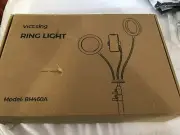 Double 8" Ring Light with Stand and Phone Holder New in Box Live Stream, Youtube