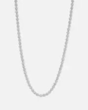 [SAINT MORTA] Saint Morta 4mm Iced Ball Chain White Gold - Size 22 22 White Gold