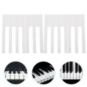 52 Pcs Piano White Keys Replacement Parts Keyboard Caps