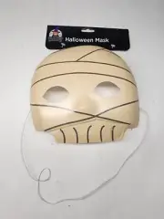 New Spooky Halloween Mask One Size Scary Mummy Elastic Head Band