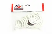 Williams Eager Beaver Pinball Machine Replacement Repair Rubber Ring Kit White
