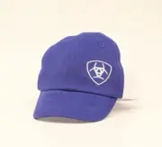 ARIAT Blue ~ INFANT Baseball CAP ~ Solid Back, OSFM Adjustable, Elastic