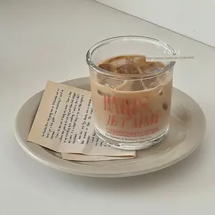 玻璃字母杯 北歐清新簡約 果汁杯咖啡杯牛奶杯 (8.3折)