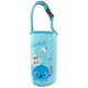 小禮堂 迪士尼TsumTsum 史迪奇 潛水布水壺袋 環保杯袋 飲料杯袋 (藍 大臉)