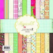 FANCY PANTS "HOPSCOTCH" 12X12 PAPER PAD GIRL TEEN 48 SHEETS SCRAPJACK'S PLACE