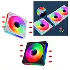 ARGB Computer Chassis Cooling Fan 12cm PWM Cooling Radiator for Desktop PC Case