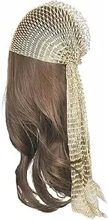 [Generic] Sparkly Head Scarf for Women Bling Hats