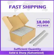 Hog Ring Staples 18,000 pcs/box Galvanized C Ring Staples 1/2'' Crown Hog Rings