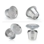 For Instant Coffee Machine Reusable Stainless Steel Coffee Powder Filter Cups