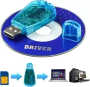 Phone Card Reader Nano Micro Standard USIM UIM SIM USB Adapter Copy Clone Writer
