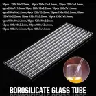 4-20Pcs 100-250mm Thick Wall Borosilicate Glass Tube Pyrex Blowing Tubing *