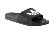 NNEKG Originals Mens Adilette Lite Slides (Core Black Cloud White Core Black Size 10 US)