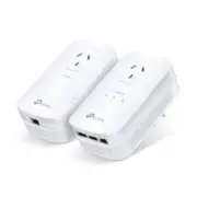 TP-Link AV1300 Power kit With Hub. HomePlug AV2 standard .3 gigabit ports