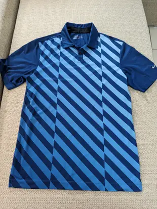 Nike Golf 藍色高爾夫球短袖運動Polo衫 M號 L號